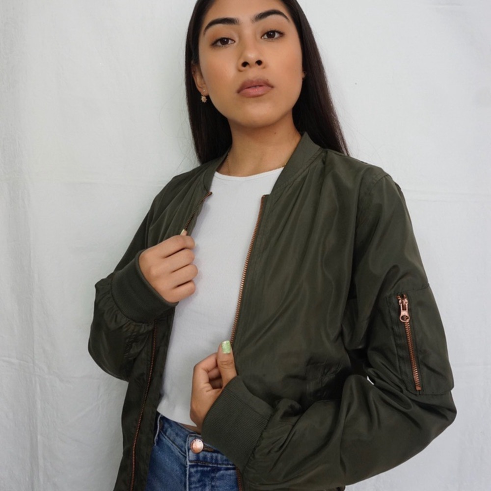 Green Que Bomber Jacket